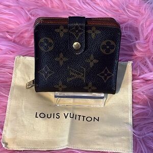 Louis Vuitton compact zip wallet compact wallet S00050
